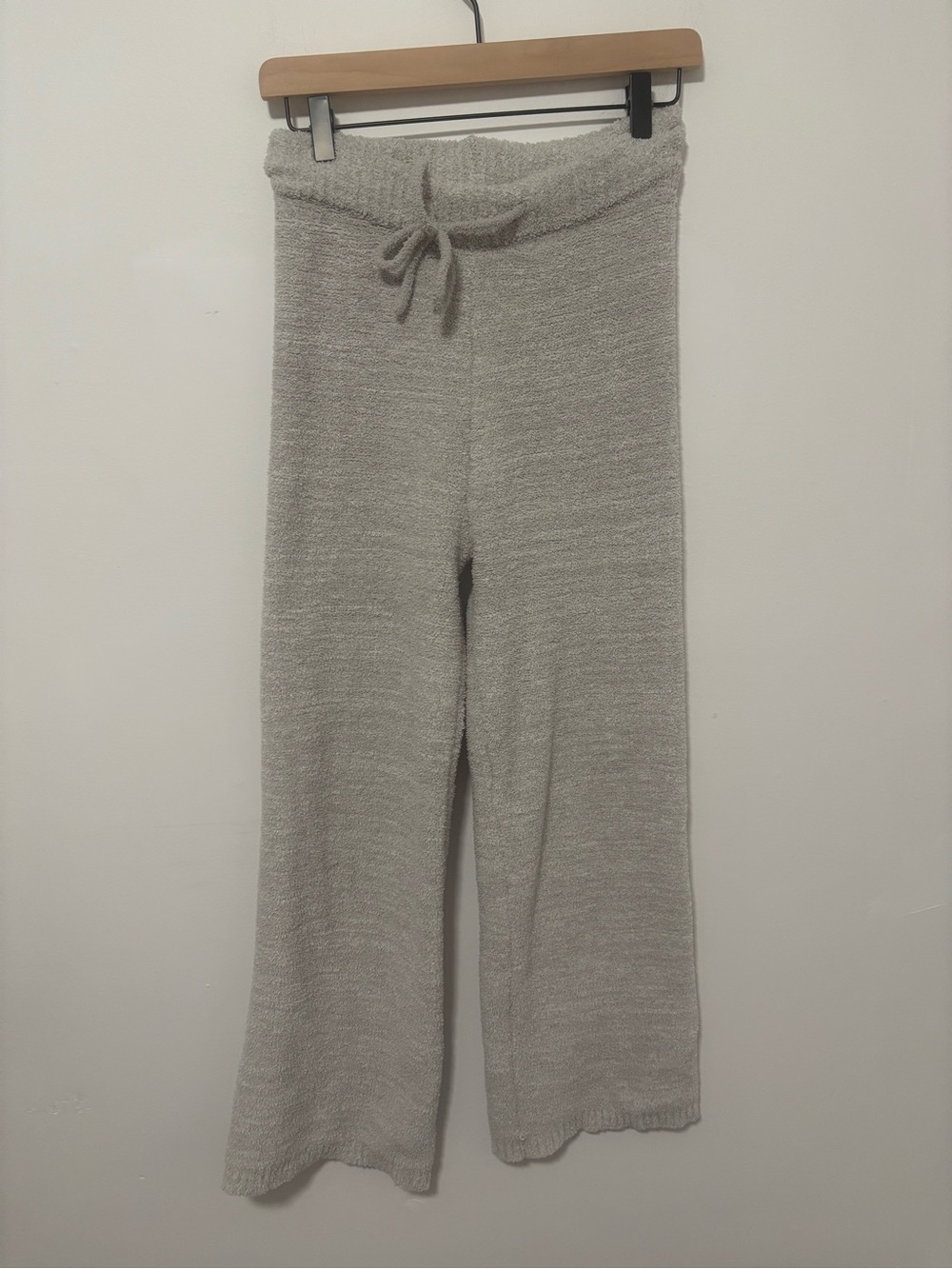 Altard State cozy knit grey wide leg lounge pants
